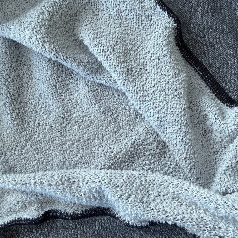 PINK Victoria's Secret Grey Funnel Neck Sweatshirt cowl neck hoodie - Picture 6 of 8